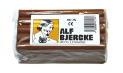 Alf Bjercke Modellermasse Brun