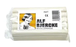 Alf Bjercke Modellermasse Hvit