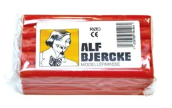 Alf Bjercke Modellermasse Rød
