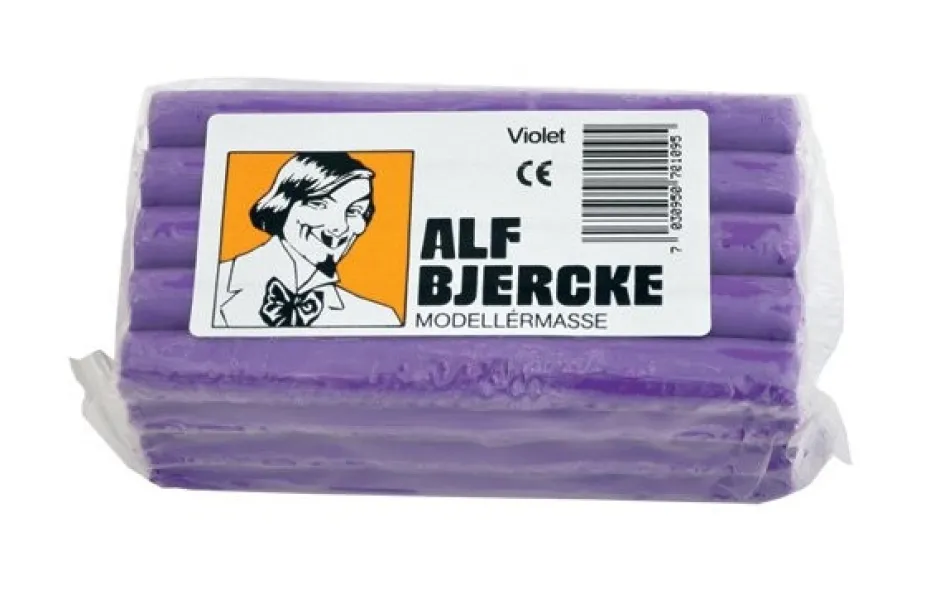 Alf Bjercke Modellermasse Violet