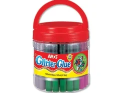Amos Glitterlim bøtte 10,5ml x 50