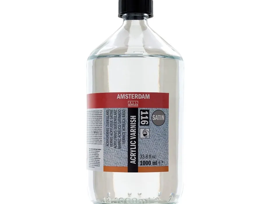 Amsterdam Acrylic Varnish Satin 116 – 1000ml