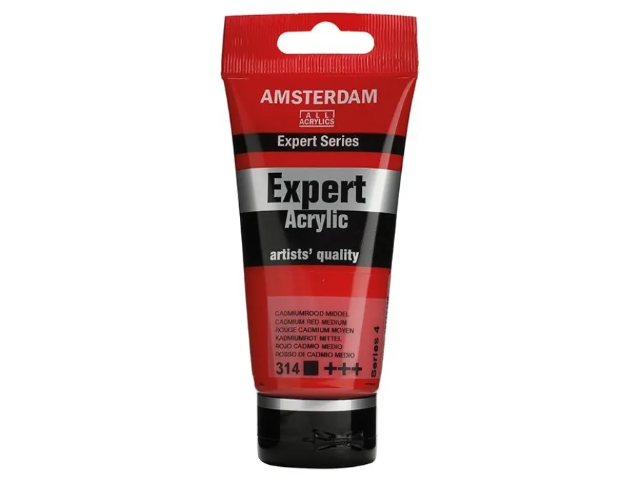 Amsterdam Expert Akryl 75ml – 314 cadmium red medium