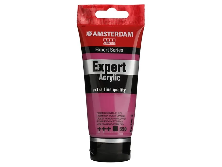 Amsterdam Expert Akryl 75ml – 590 perm. red violet opaque