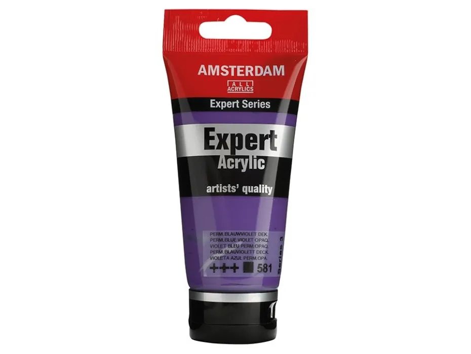 Amsterdam Expert Akryl 75ml – 581 perm. blue violet opaque