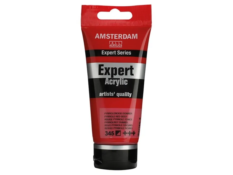 Amsterdam Expert Akryl 75ml – 345 pyrrole red deep