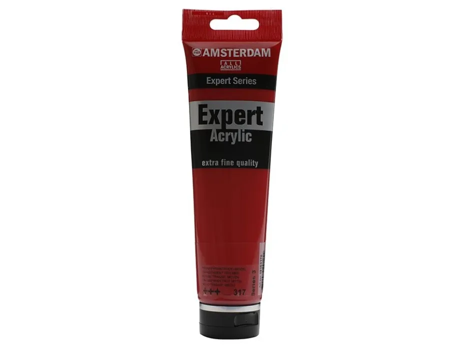 Amsterdam Expert Akryl 150ml – 317 transp. red medium