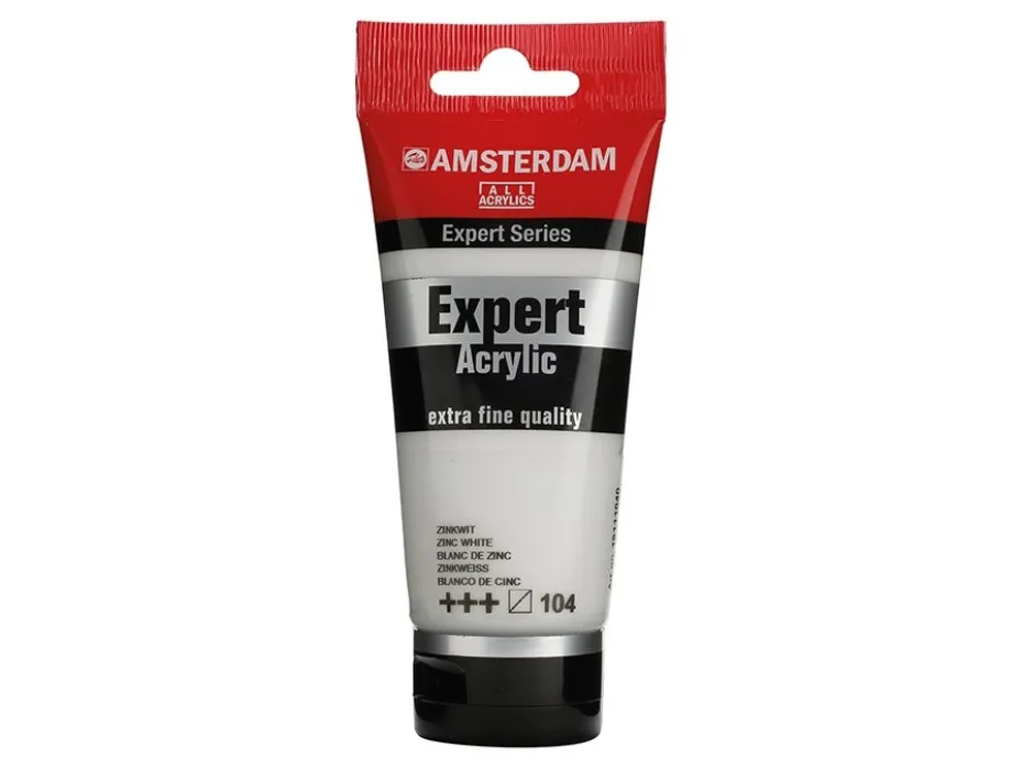 Amsterdam Expert Akryl 75ml – 104 zinc white