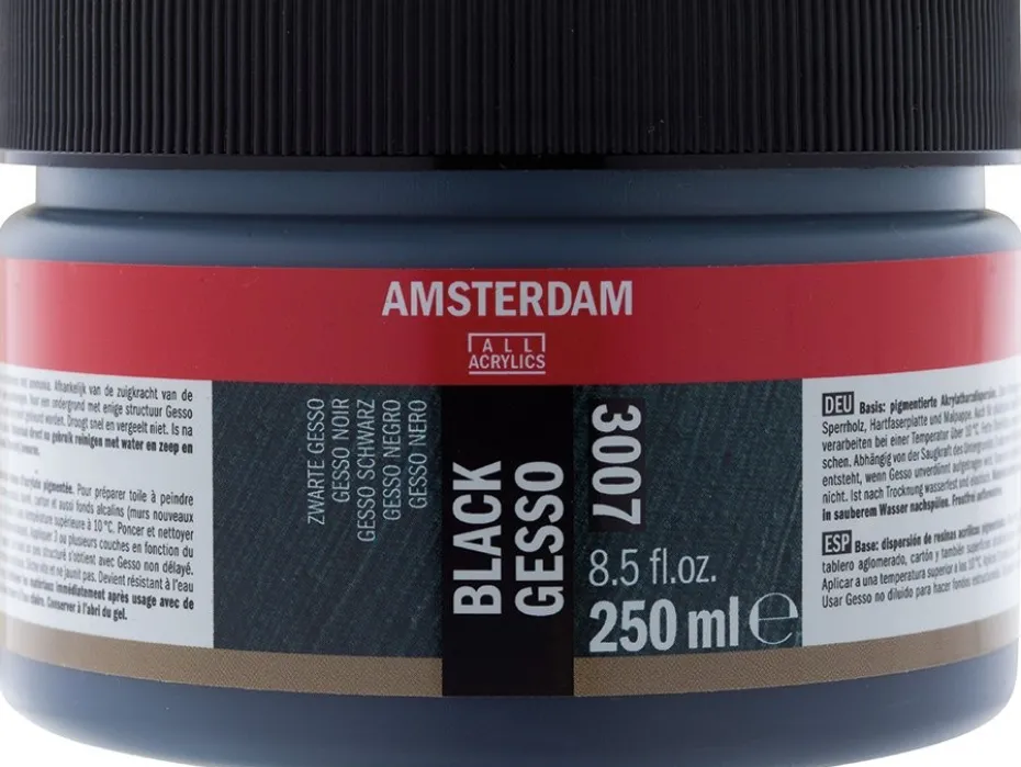 Amsterdam Gesso 250ml – 3007 Black