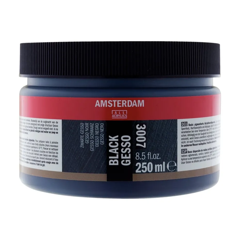 Amsterdam Gesso 250ml – 3007 Black