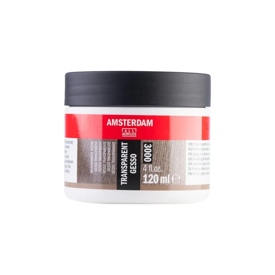 Amsterdam Gesso 120ml – 3000 Transparent