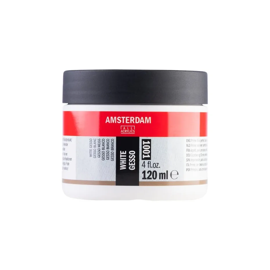 Amsterdam Gesso 120ml – 1001 White