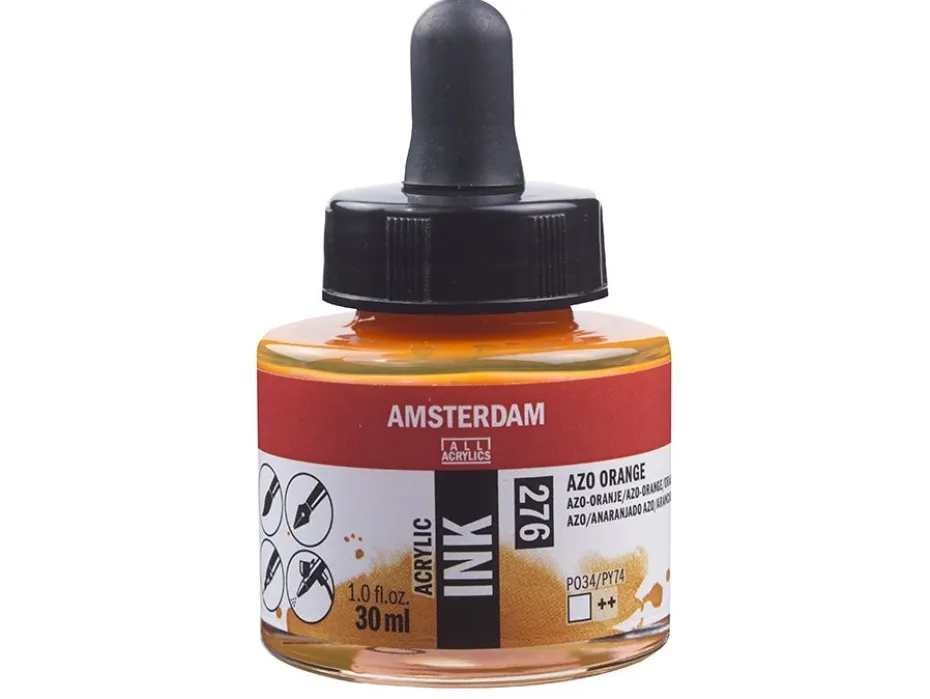 Amsterdam Ink 30ml – 276 Azo Orange