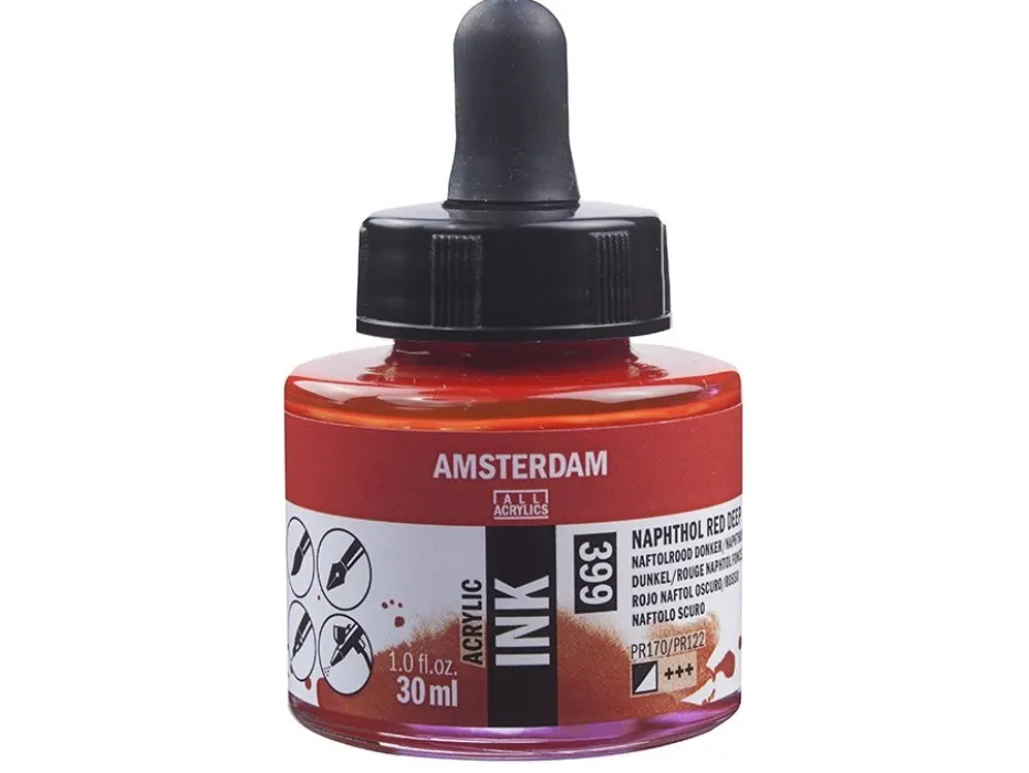 Amsterdam Ink 30ml – 399 Naphthol Red Deep