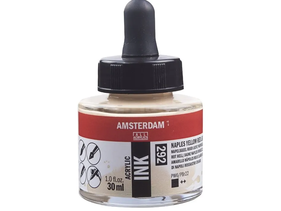 Amsterdam Ink 30ml – 292 Naples Yellow Red