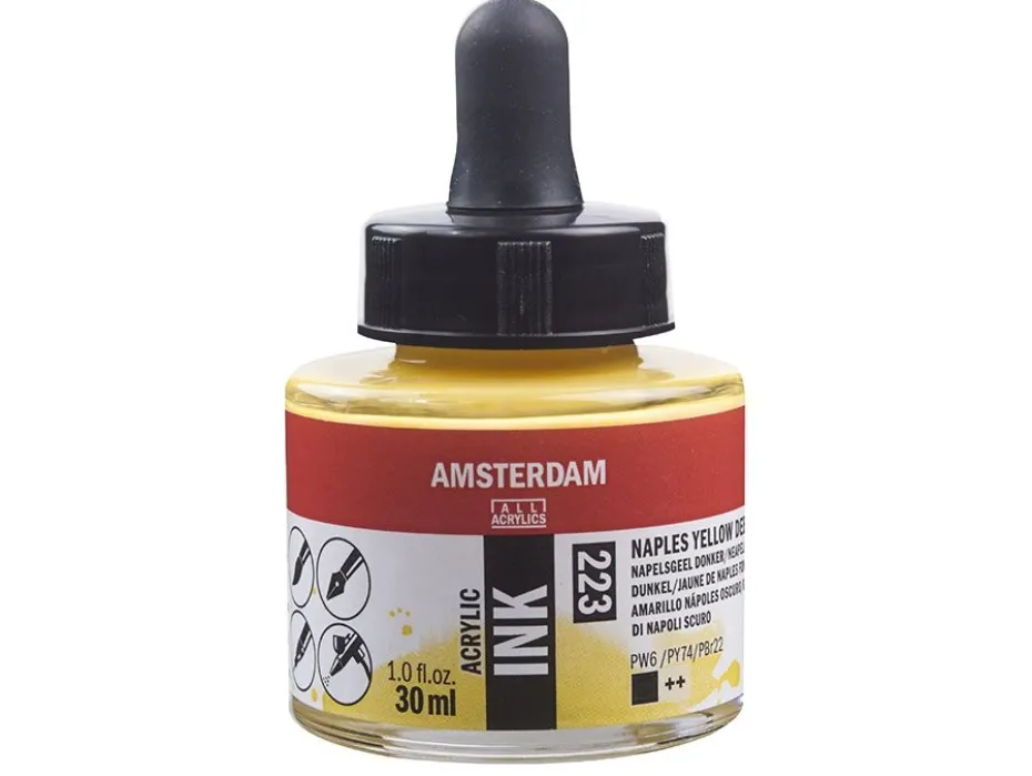 Amsterdam Ink 30ml – 223 Naples Yellow Deep