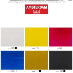 Amsterdam Ink Set – Basic 6x30ml