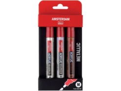 Amsterdam Marker – Metal set – 4mm – 3 stk