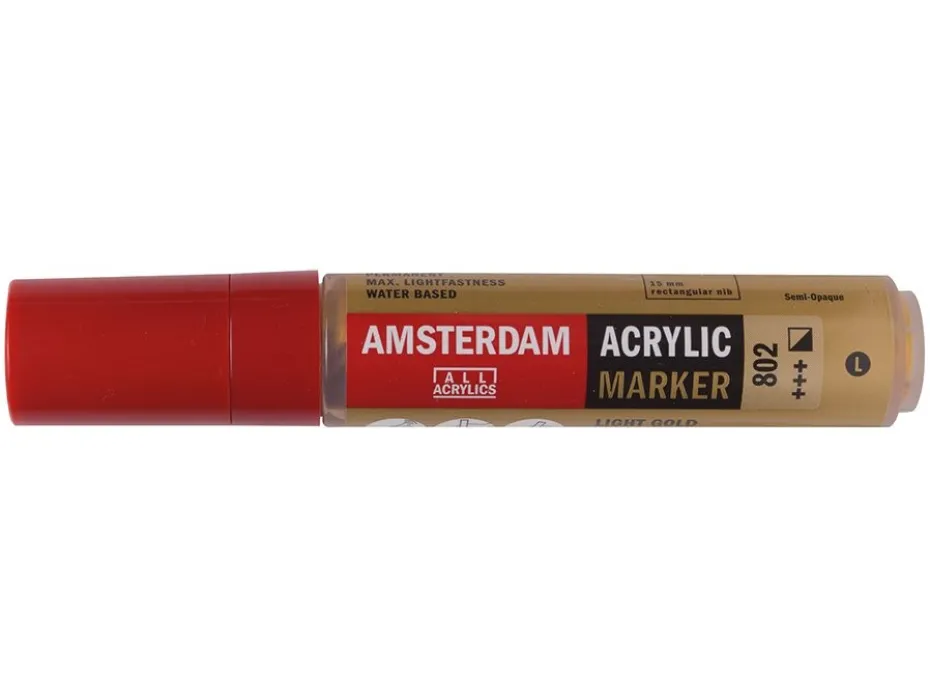 Amsterdam Marker 15mm – 802 Light gold