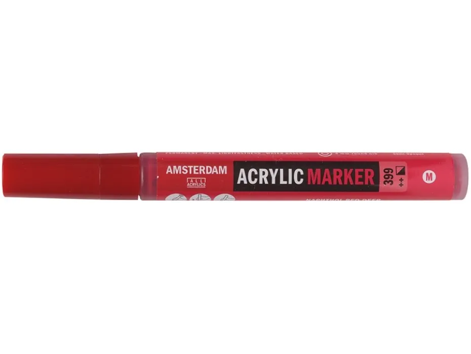 Amsterdam Marker 4mm – 399 Naphthol red deep