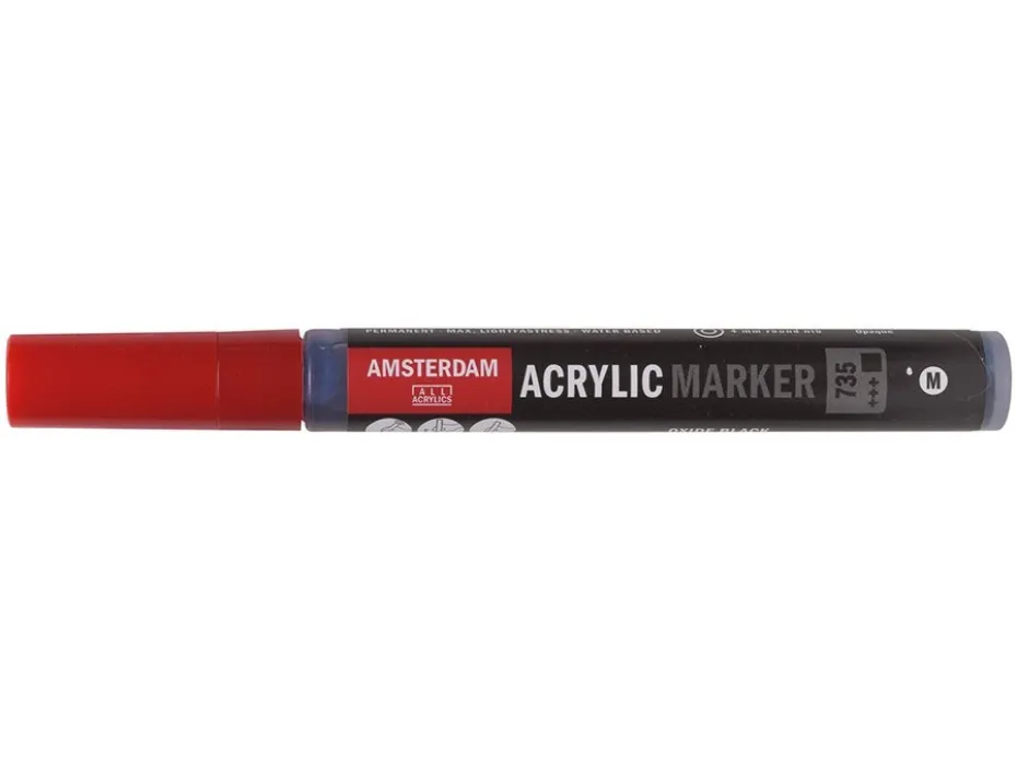 Amsterdam Marker 4mm – 735 Oxide black