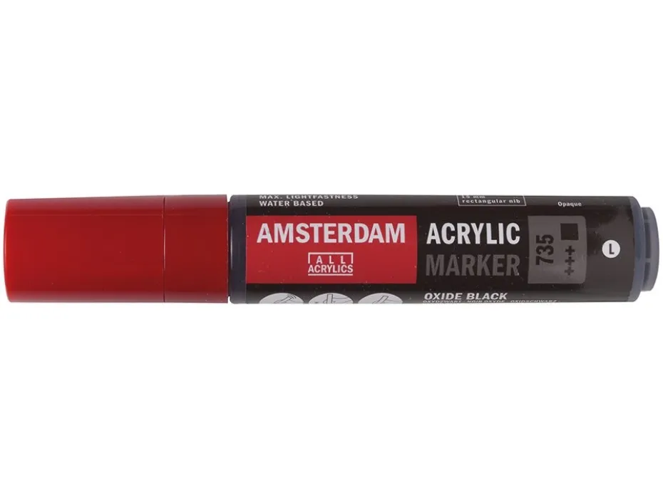 Amsterdam Marker 15mm – 735 Oxide black