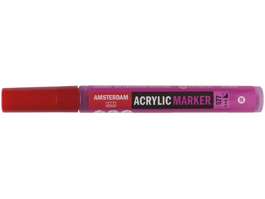 Amsterdam Marker 4mm – 577 Permanent red violet light