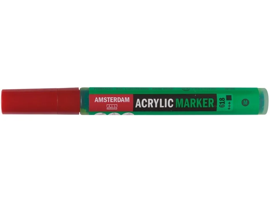 Amsterdam Marker 4mm – 618 Permanent green light