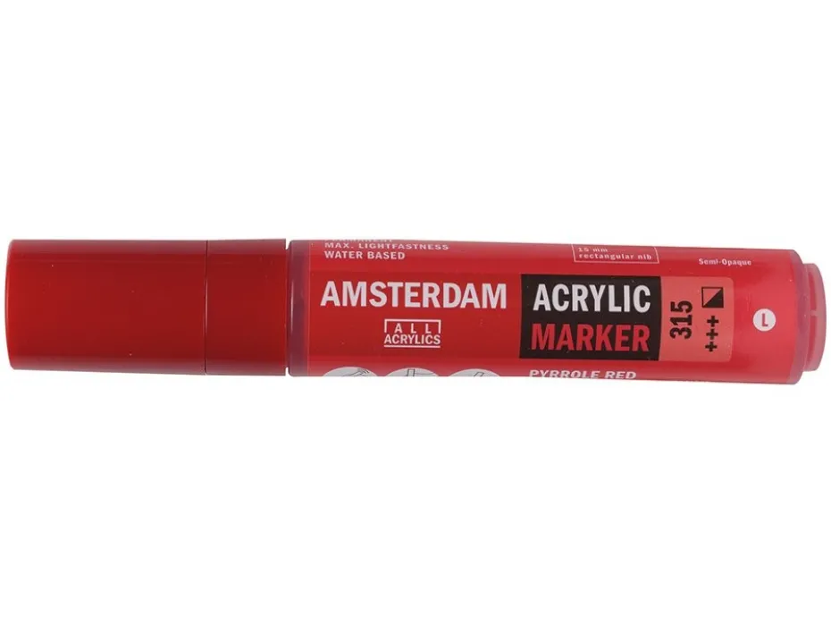 Amsterdam Marker 15mm – 315 Pyrrole red