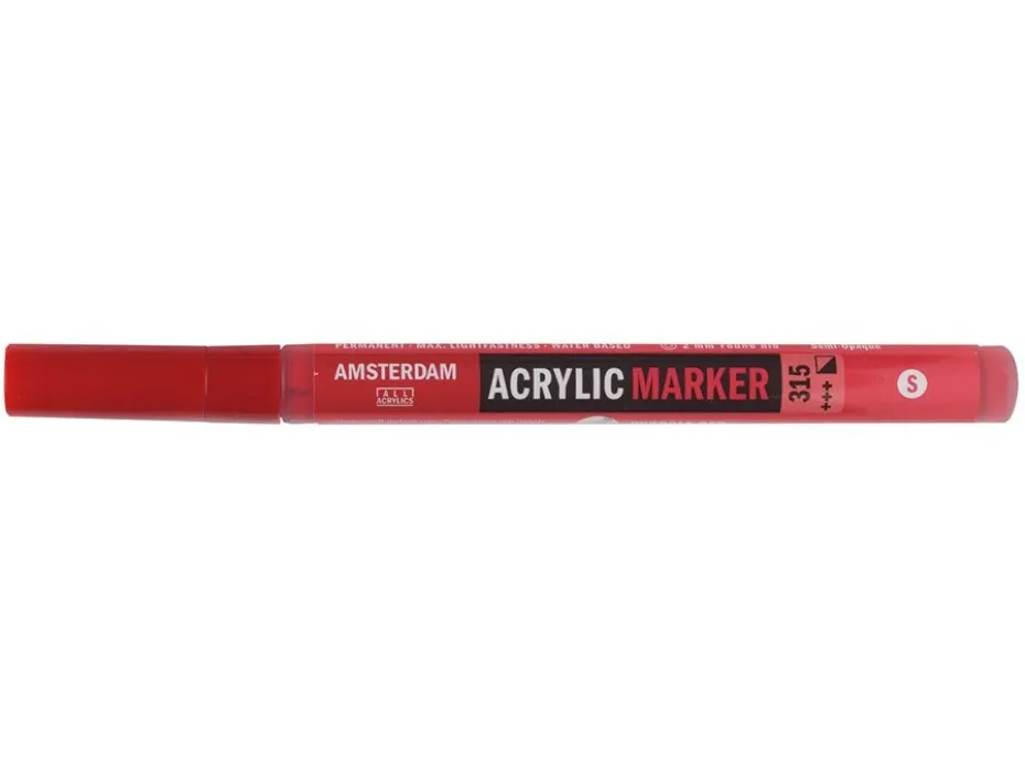Amsterdam Marker 2mm – 315 Pyrrole red