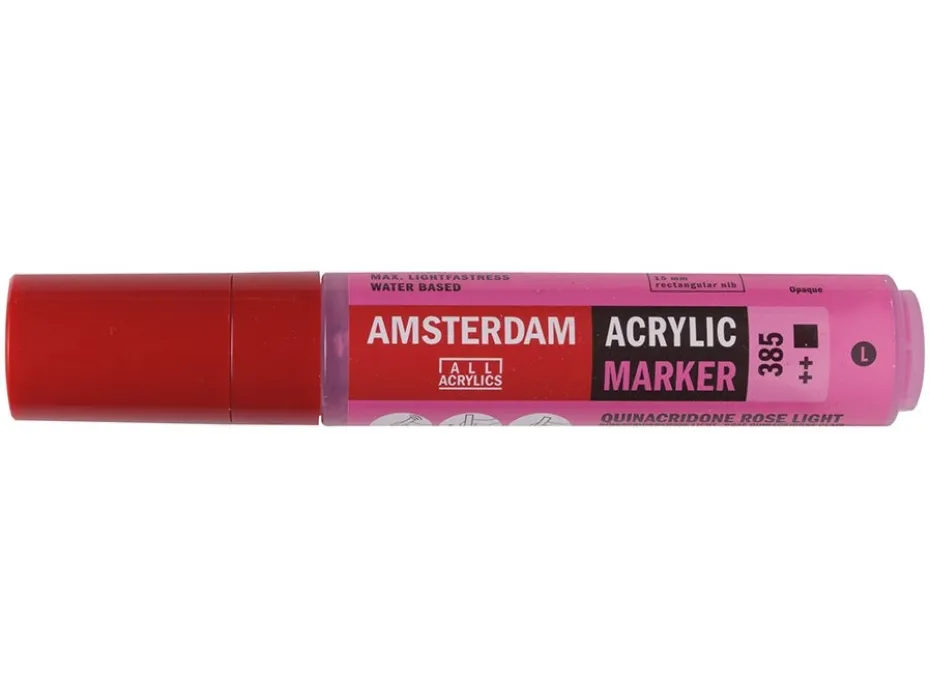 Amsterdam Marker 15mm – 385 Quinacridone rose light