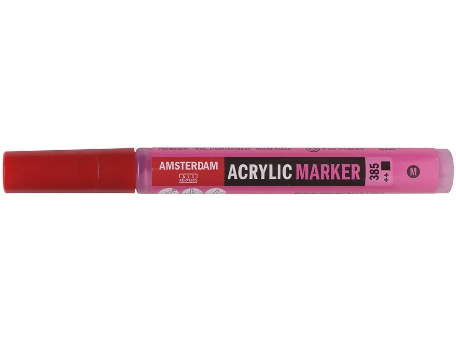 Amsterdam Marker 4mm – 385 Quinacridone rose light