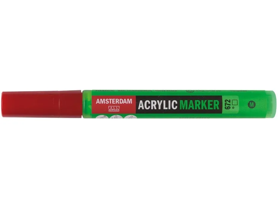 Amsterdam Marker 4mm – 672 Reflex green