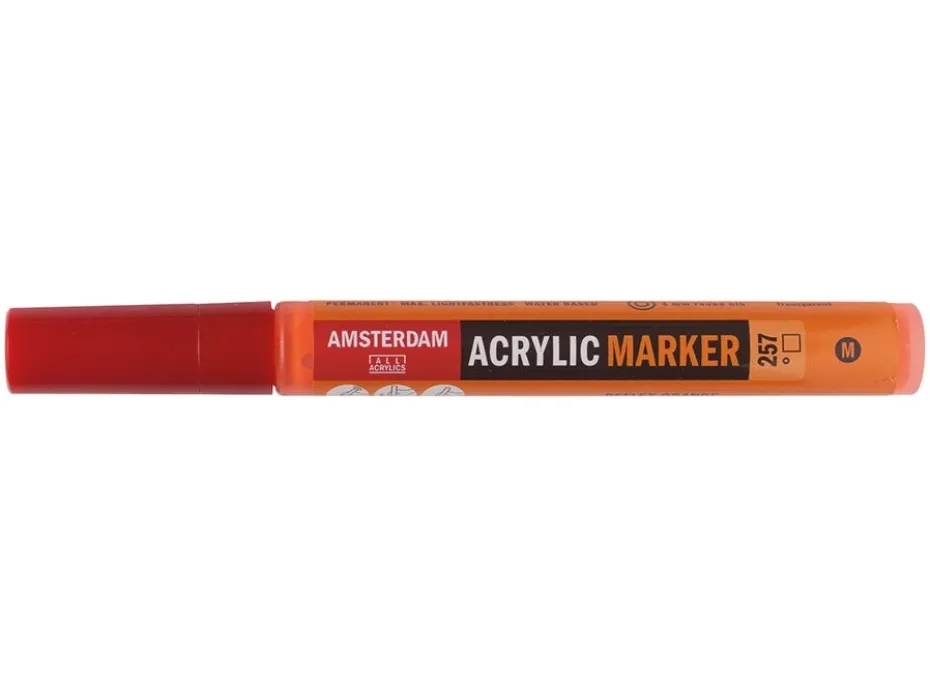Amsterdam Marker 4mm – 257 Reflex orange