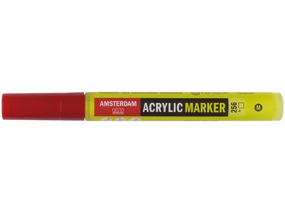 Amsterdam Marker 4mm – 256 Reflex yellow