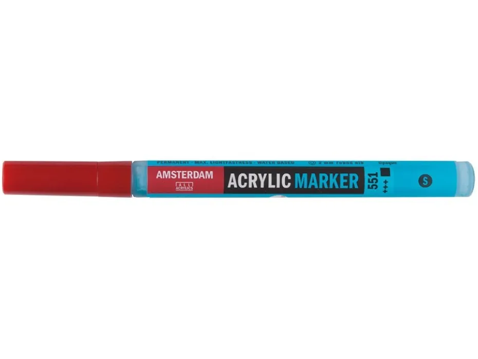 Amsterdam Marker 2mm – 551 Sky Blue Light