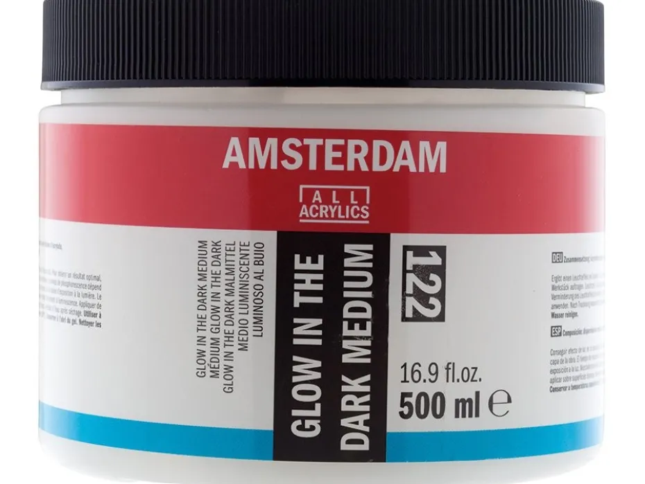 Amsterdam Medium 500ml – 122 Glow in the Dark Medium