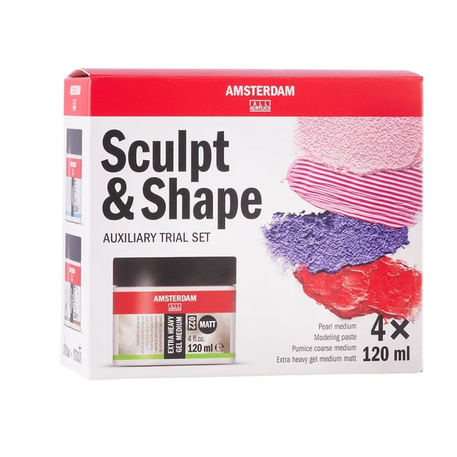 Amsterdam Medium Sett 4x120ml – Sculpt Shape
