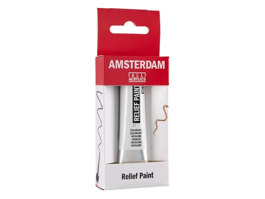 Amsterdam Relief Paint 20ml – 120 Colourless