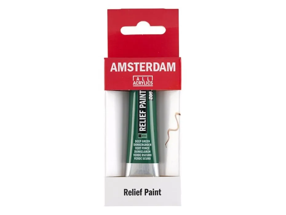 Amsterdam Relief Paint 20ml – 602 Deep Green