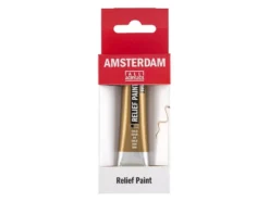 Amsterdam Relief Paint 20ml – 801 Gold