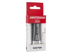 Amsterdam Relief Paint 20ml – 736 Lead Grey