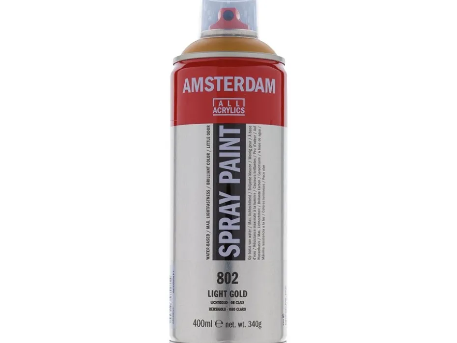 Amsterdam Spray 400ml – 802 Light gold