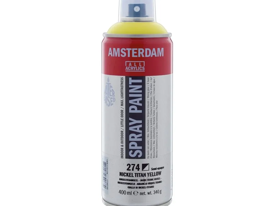 Amsterdam Spray 400ml – 274 Nickel titan yellow