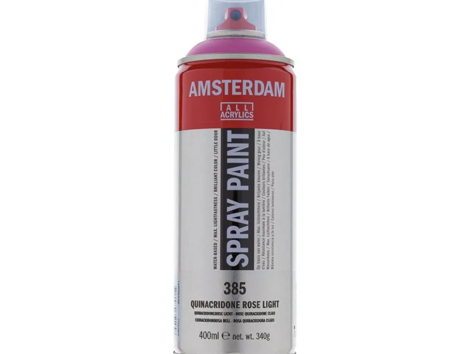 Amsterdam Spray 400ml – 385 Quinacridone rose light