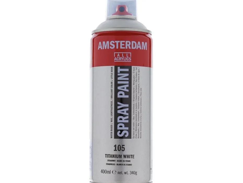 Amsterdam Spray 400ml – 105 Titanium white