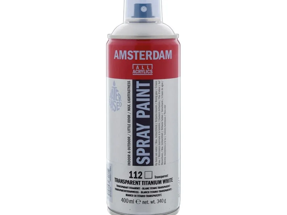 Amsterdam Spray 400ml – 112 Transparent titanium white