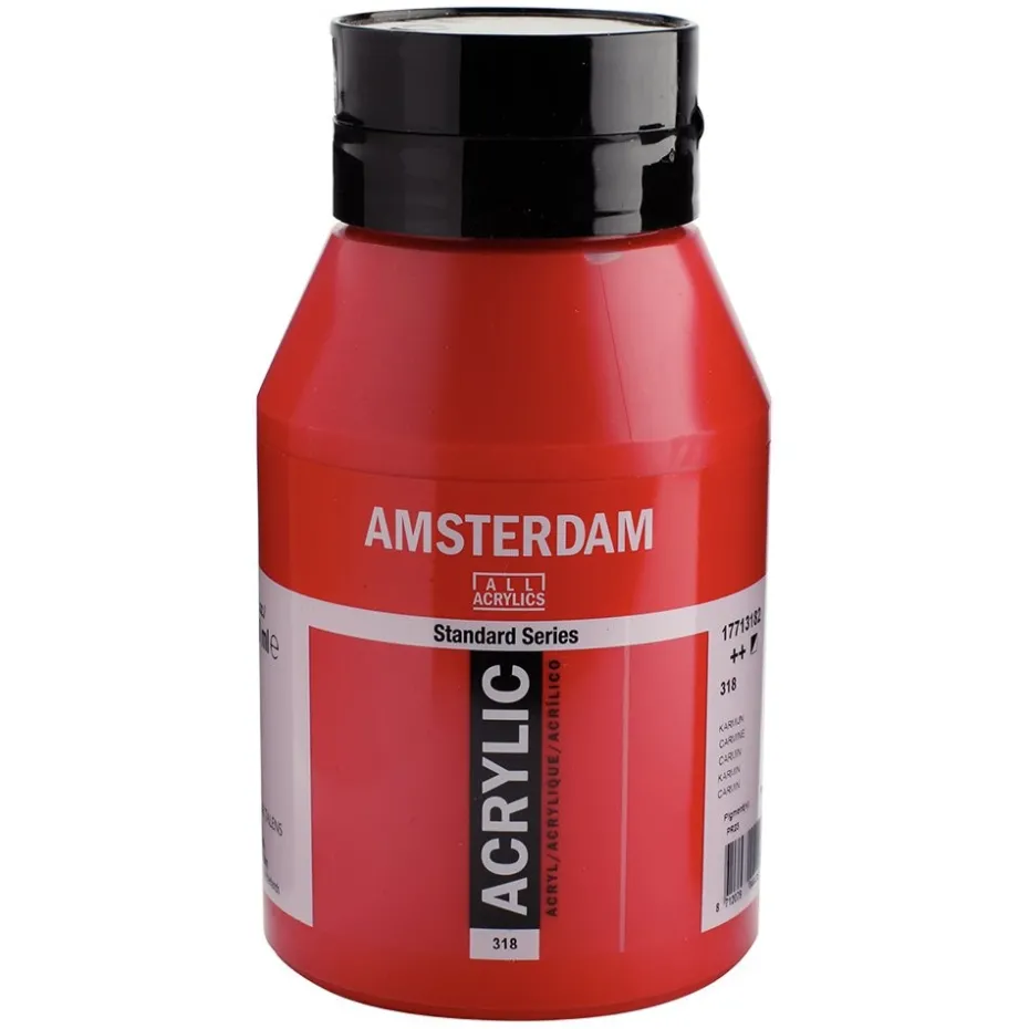 Amsterdam Standard Akryl 1000ml – 318 carmine