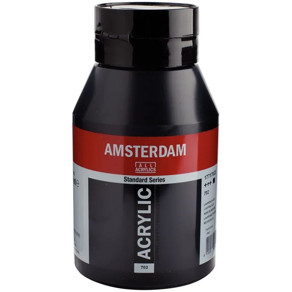 Amsterdam Standard Akryl 1000ml – 702 lamp black
