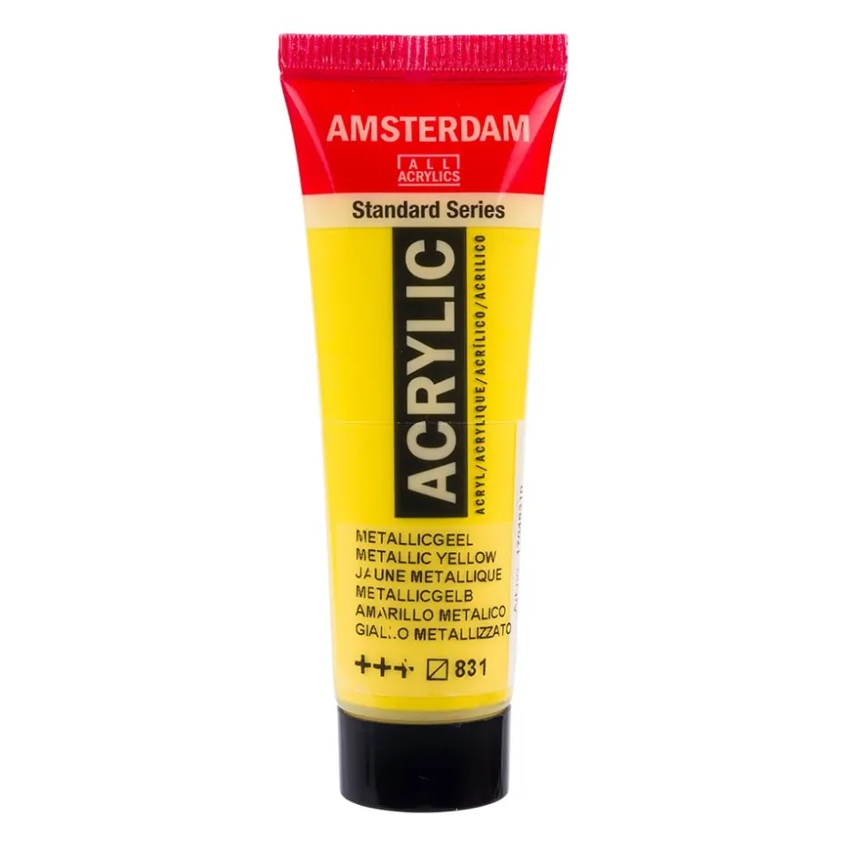Amsterdam Standard Akryl 20ml – 831 Metallic Yellow